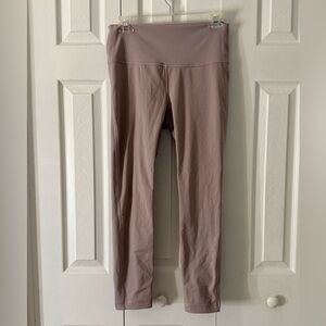 lululemon athletica mauve wunder under leggings size 10